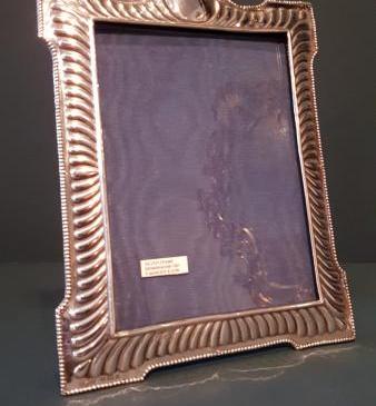 Large Victorian Silver Photo Frame 