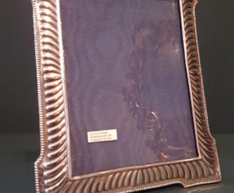 Large Victorian Silver Photo Frame  - Image 1