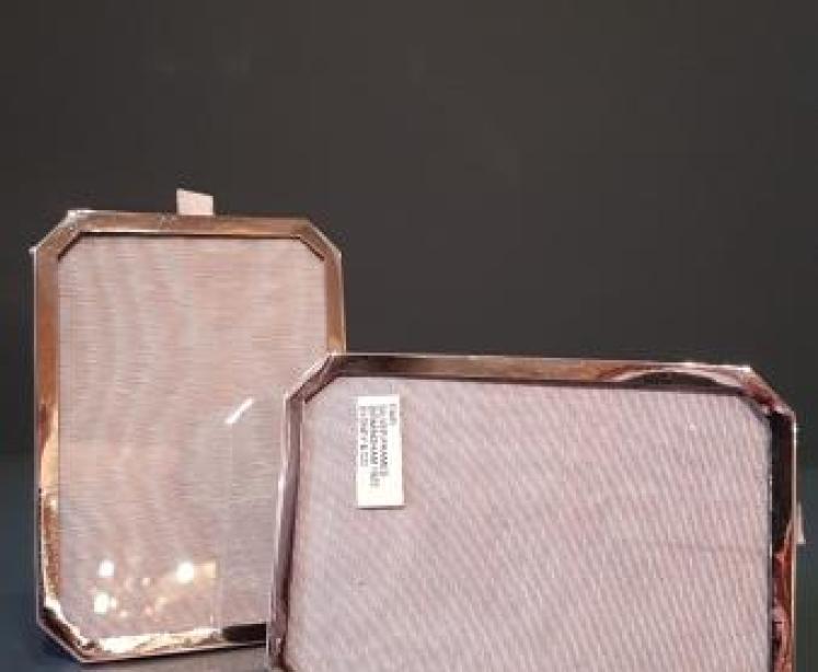 Matching Pair of Silver Photo Frames - Image 1