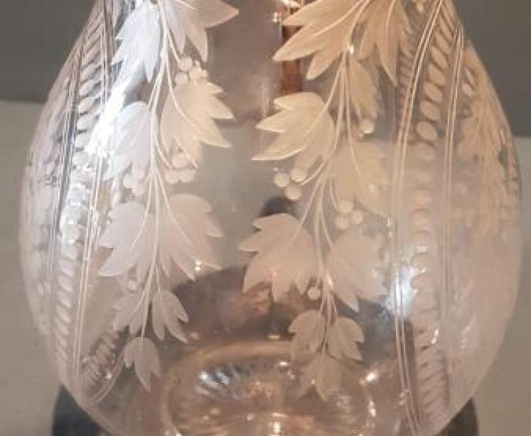 Superb Quality Mid Victorian Silver Mounted Claret Jug - Image 3