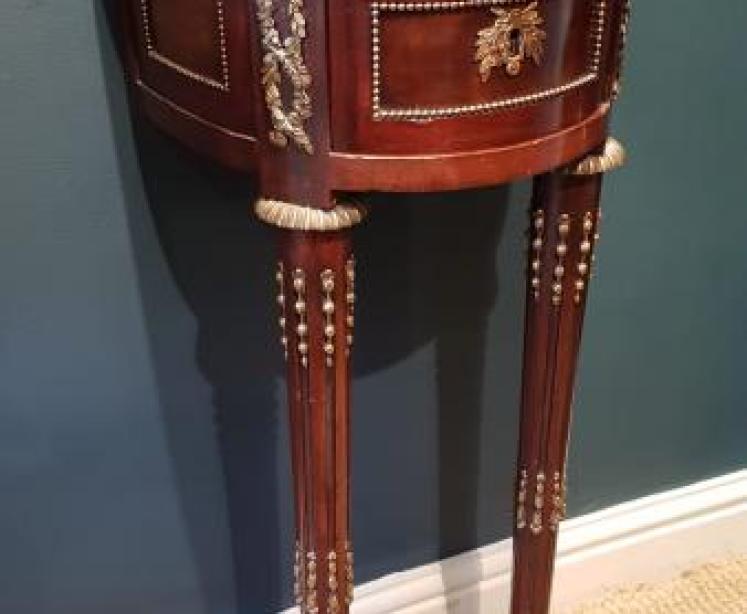 Matching Pair of Empire Style Side Tables - Image 2