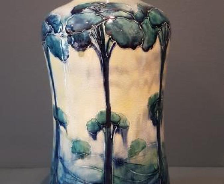 Large Moorcroft Hazeldene for Liberty Vase - Image 1