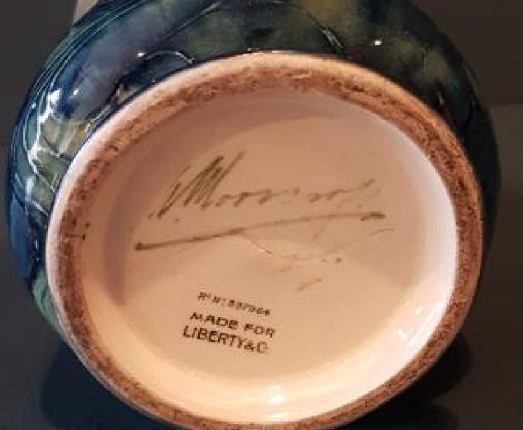 Large Moorcroft Hazeldene for Liberty Vase - Image 4