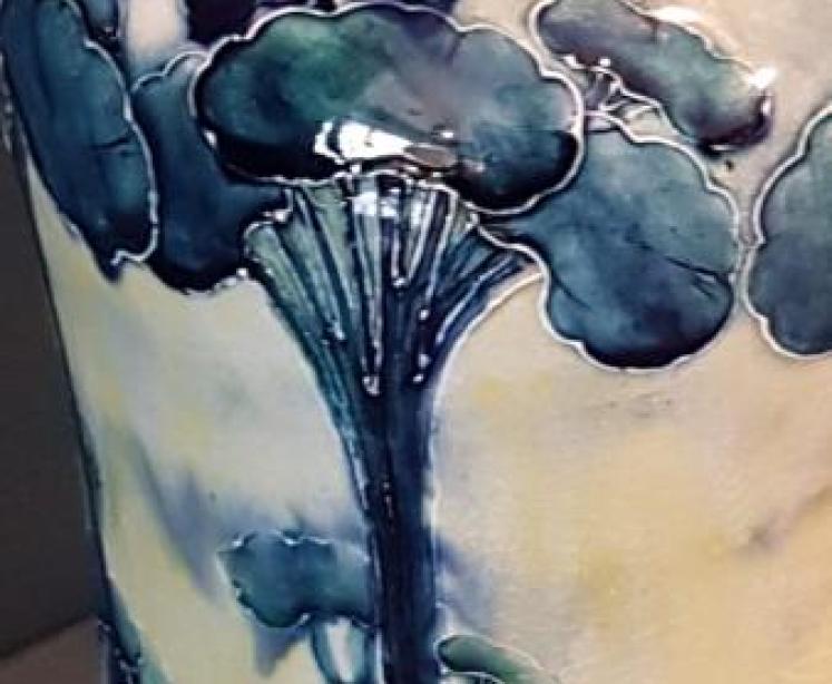 Large Moorcroft Hazeldene for Liberty Vase - Image 5
