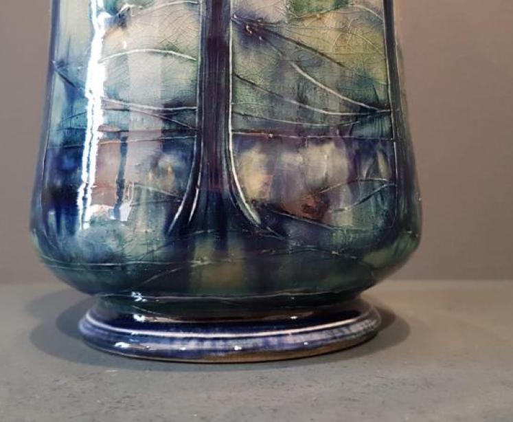 Large Moorcroft Hazeldene for Liberty Vase - Image 6
