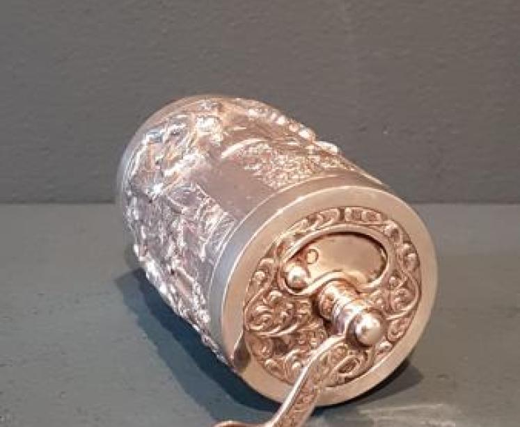 Victorian Silver Pepper Grinder - Image 6