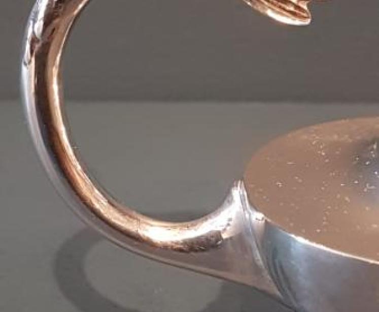 Silver Table Lamp and Lighter - Image 4