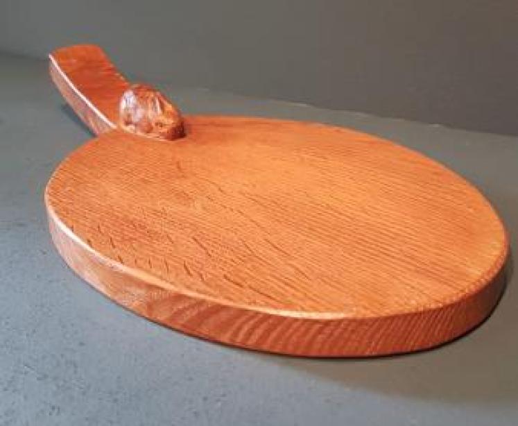 Rabbit Man Peter Heap Oak Cheese Board - Image 1