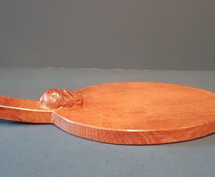 Rabbit Man Peter Heap Oak Cheese Board - Image 4