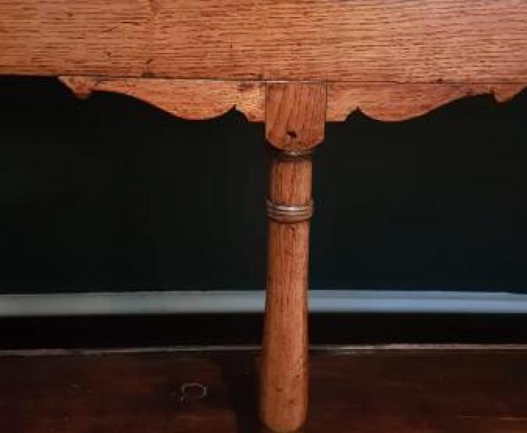 George II Oak Two Drawer Dresser  - Image 2