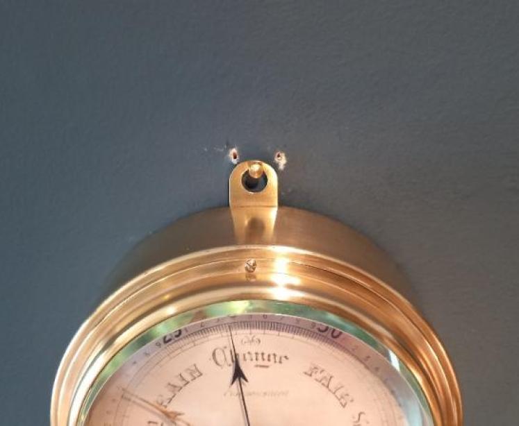 Victorian London Bulkhead Marine Barometer  - Image 2