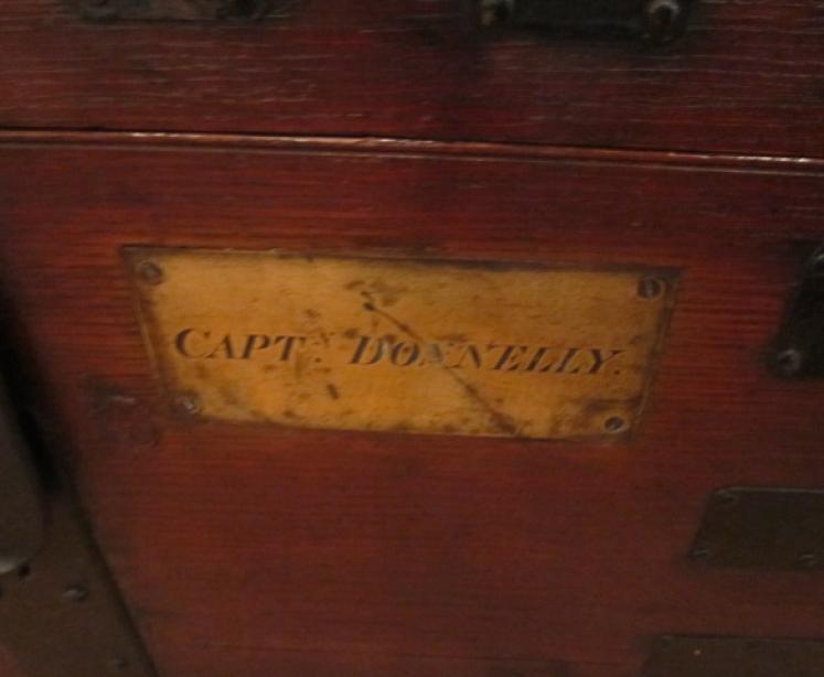 Superb Regency Period Oak & Steel Bound Trunk - Image 5