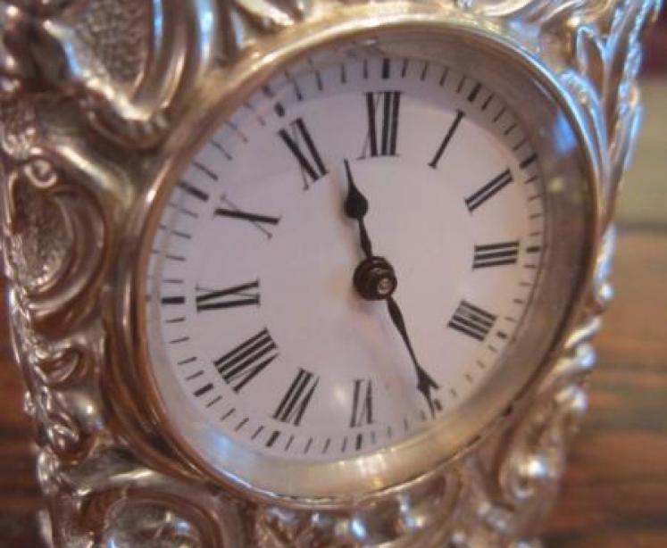 Top Quality Victorian Chester Silver Carriage Clock - Image 2