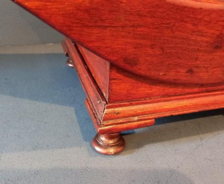 George III Period Mahogany Cheese Coaster - Image 5