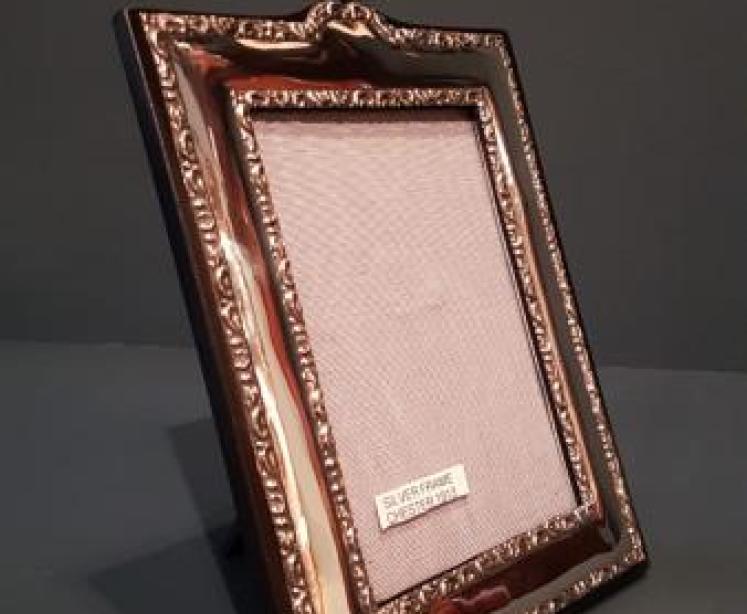 George V Chester Silver Photo Frame  - Image 5
