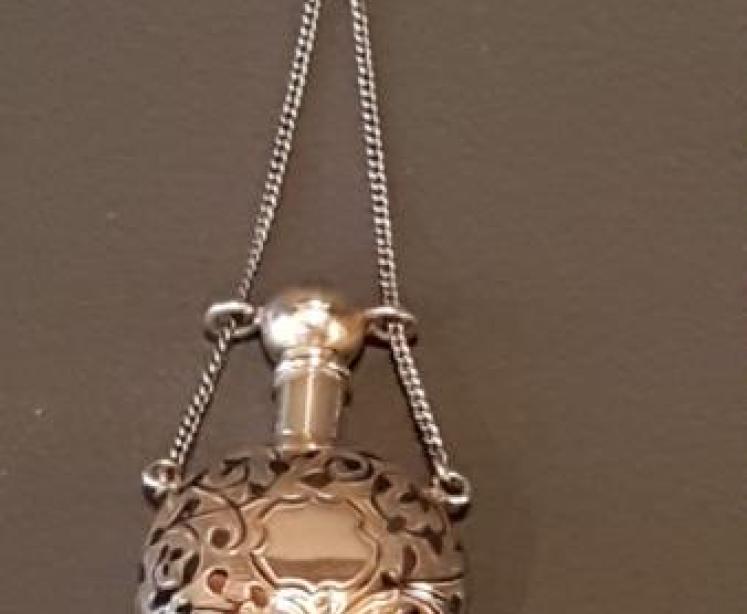 Victorian Russian Silver and Niello Scent  - Image 1