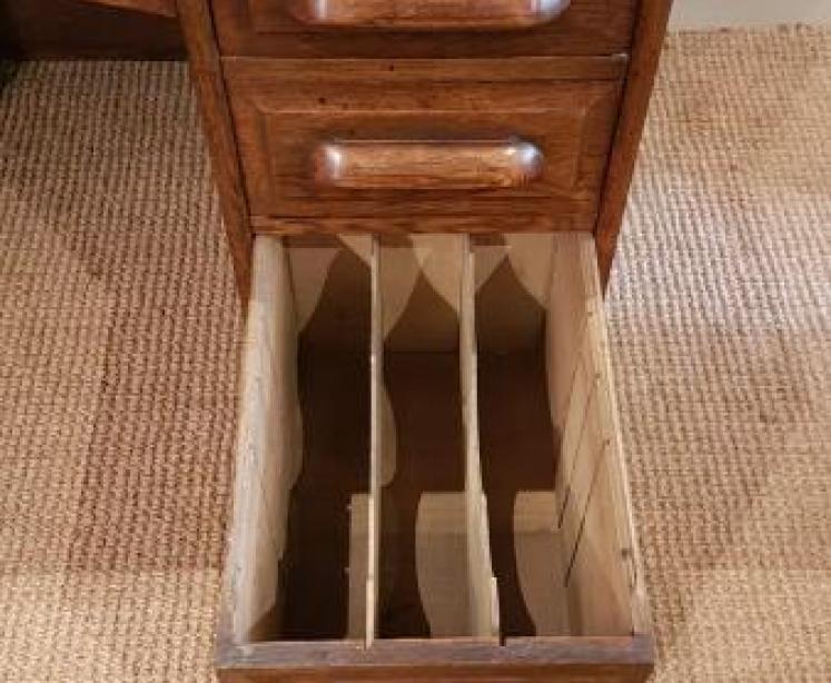 Top Quality Victorian Oak Roll Top Desk  - Image 6