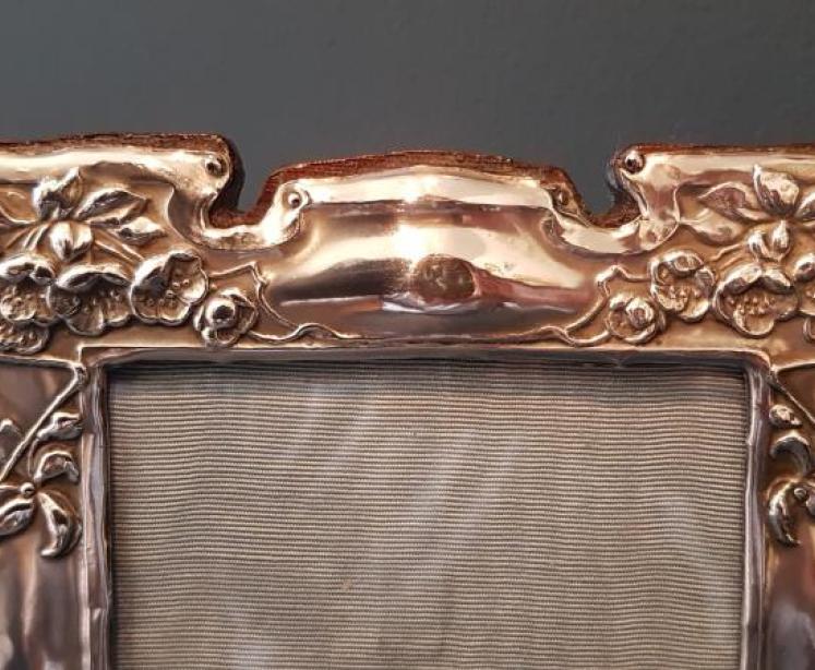 Edwardian Silver The Little Goose Girl Frame  - Image 4