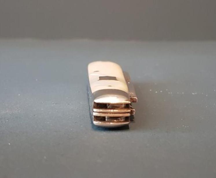 Silver and Mother of Pearl Campaign Knife and Fork - Image 7