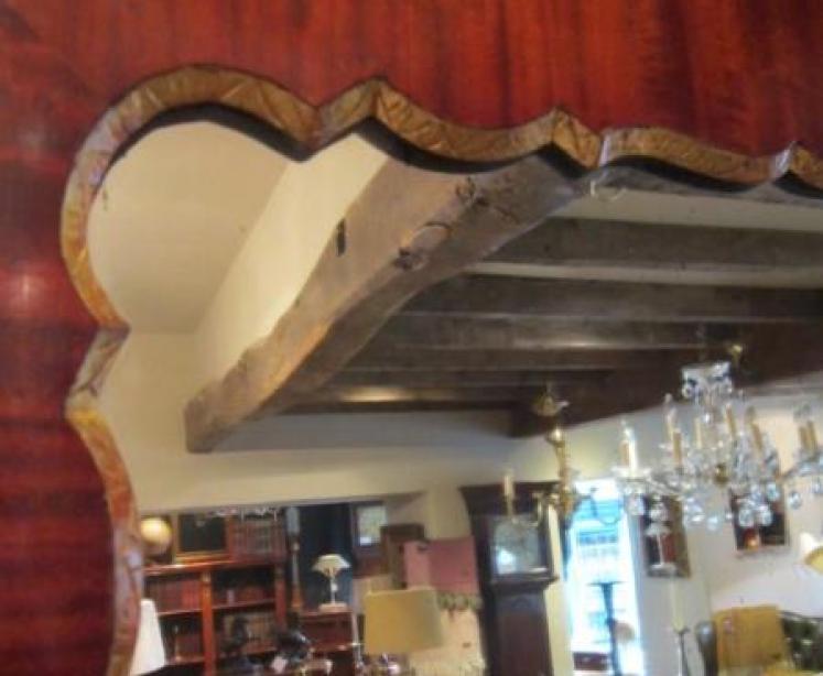 Superb George III Period Mahogany & Timber Gilt Mirror - Image 5