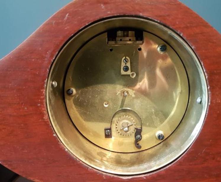 Fine Quality Edwardian Inlaid Mahogany Mantel Clock - Image 5