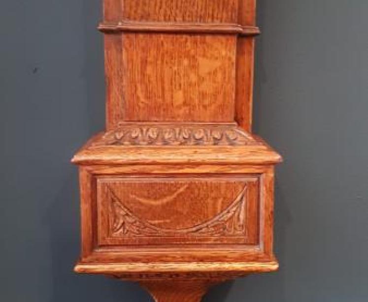 Superb Victorian Oak Sea Coast Barometer - Image 7