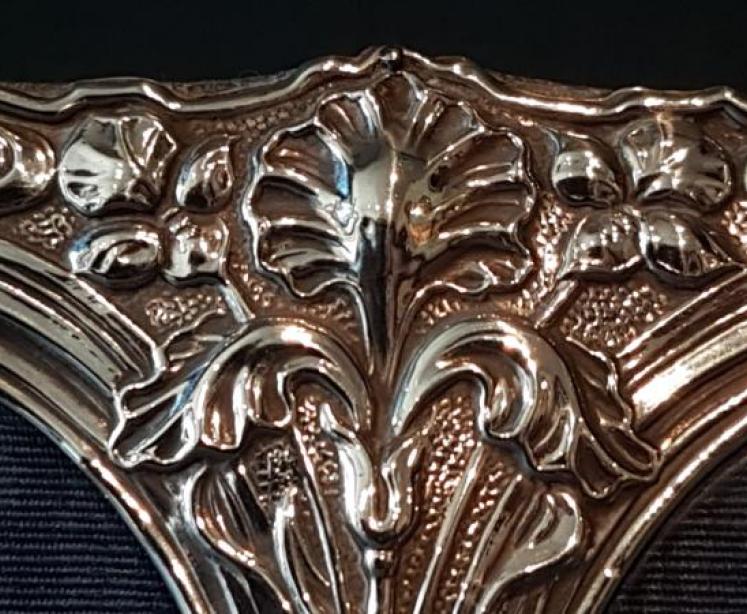 Edwardian Silver Art Nouveau Picture Frame - Image 4