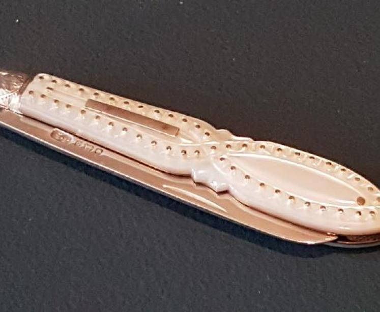 Silver and Mother of Pearl Fruit Knife - Image 5