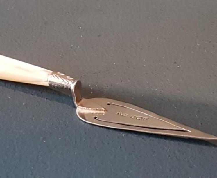 Silver and Mother of Pearl Bookmark - Image 1