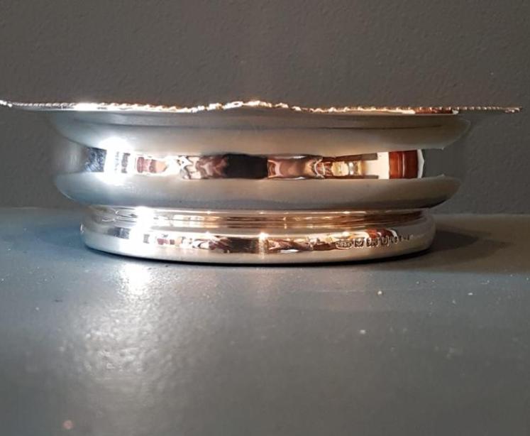 George V Solid Silver Magnum Coaster - Image 4