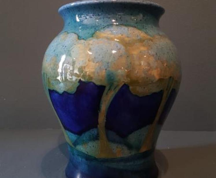 Superb Moorcroft Moonlit Blue Vase - Image 6