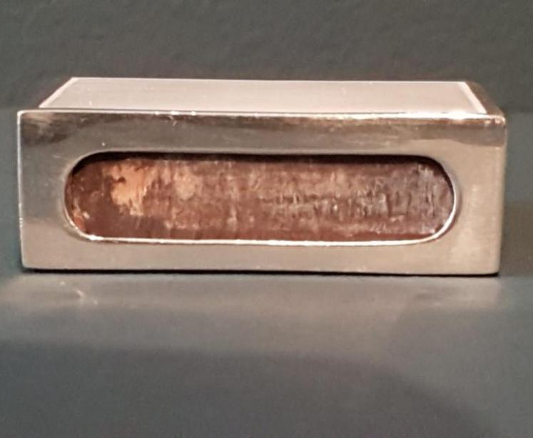 George V Silver and White Enamel Match Box Holder - Image 6