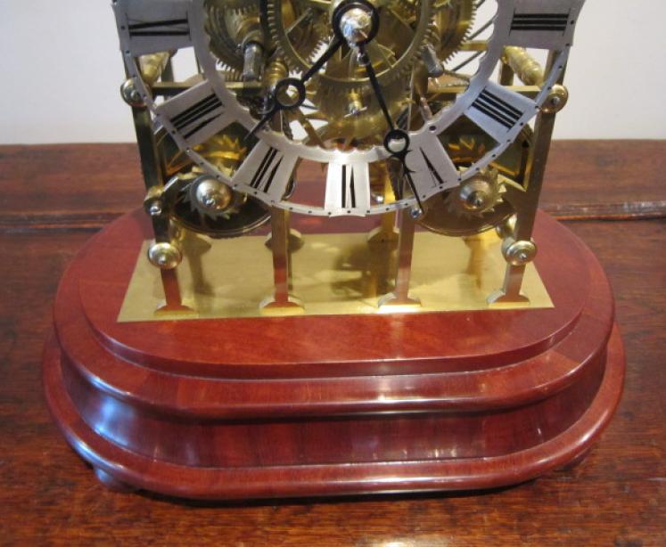 Impressive Early Victorian Double Fusee Skeleton Clock - Image 4
