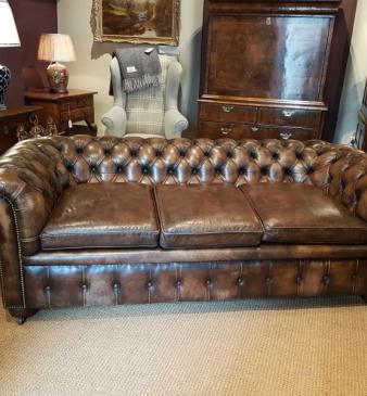 Leather Chesterfield Sofa
