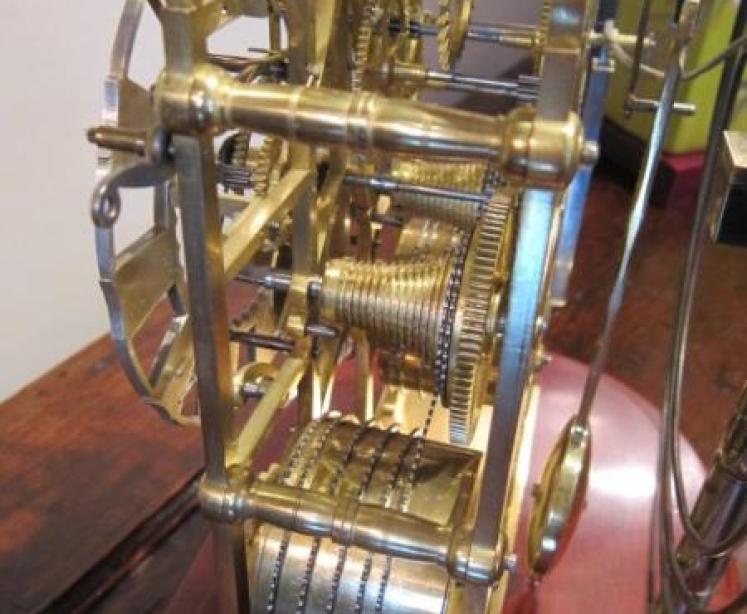 Impressive Early Victorian Double Fusee Skeleton Clock - Image 5