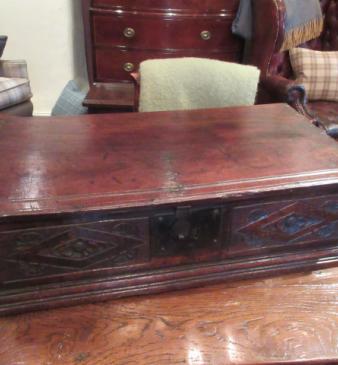 Very Original William & Mary Period Oak Bible Box