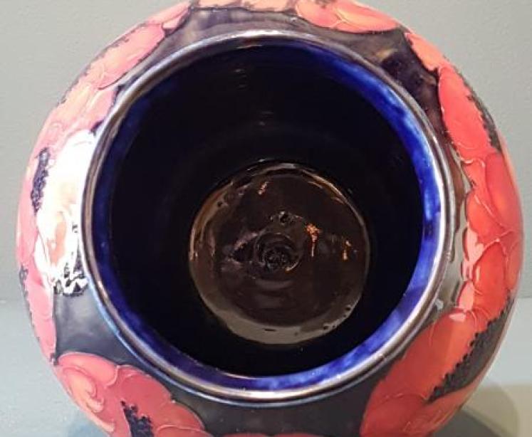 Large Moorcroft Big Poppy Vase - Image 3