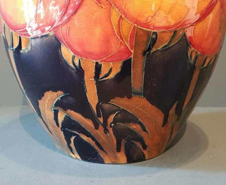 Large Moorcroft Big Poppy Vase - Image 5