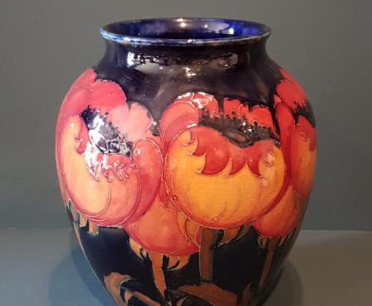 Large Moorcroft Big Poppy Vase - Image 7