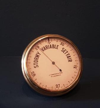 Victorian Portable Desktop Barometer