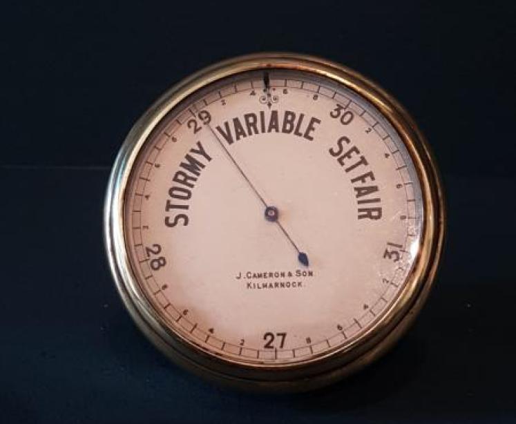 Victorian Portable Desktop Barometer - Image 6
