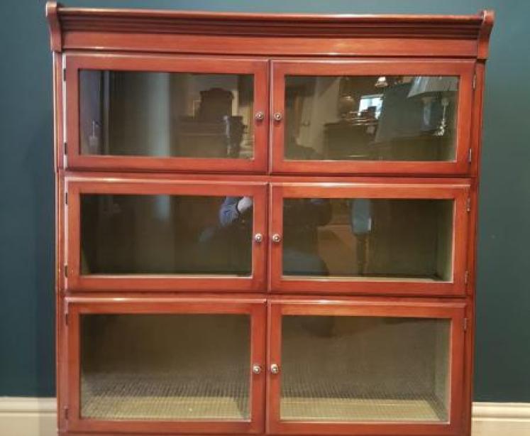 Pair of Edwardian Mahogany Barristers Bookcases - Image 5