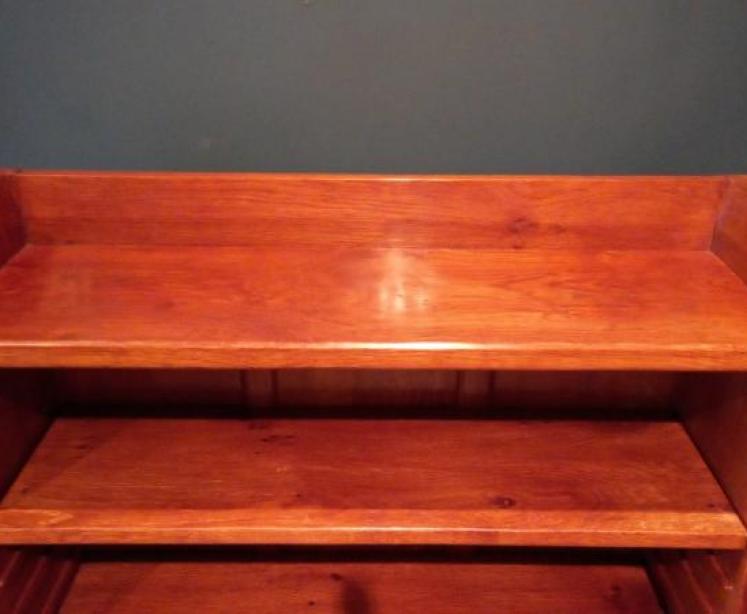 Superb Solid Oak Rabbit Man Open Bookcase - Image 2