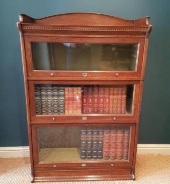 Edwardian Oak Lebus Sectional Bookcase