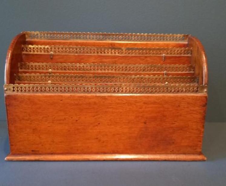 Victorian Oak Waterfall Letter Rack - Image 6