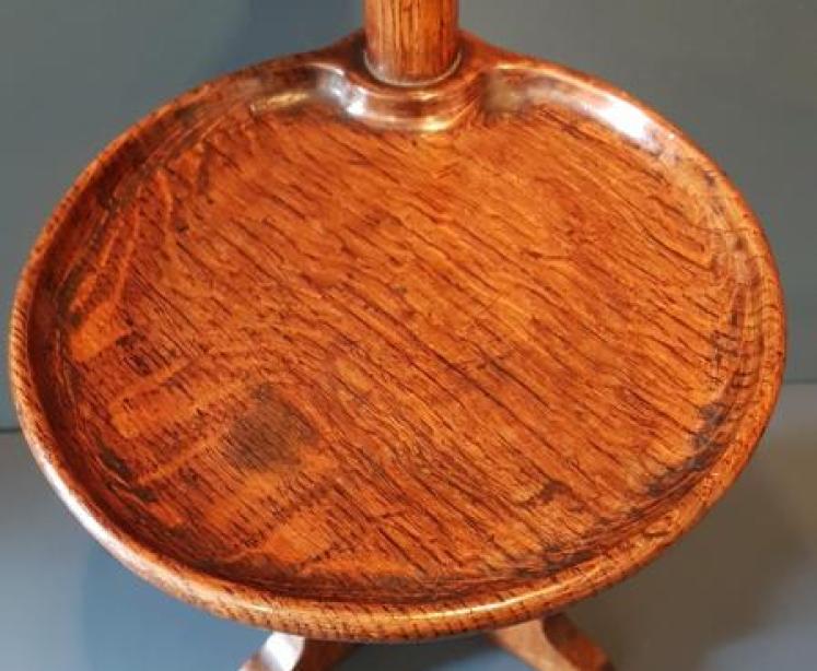 Victorian Oak Country House Wine Table - Image 3