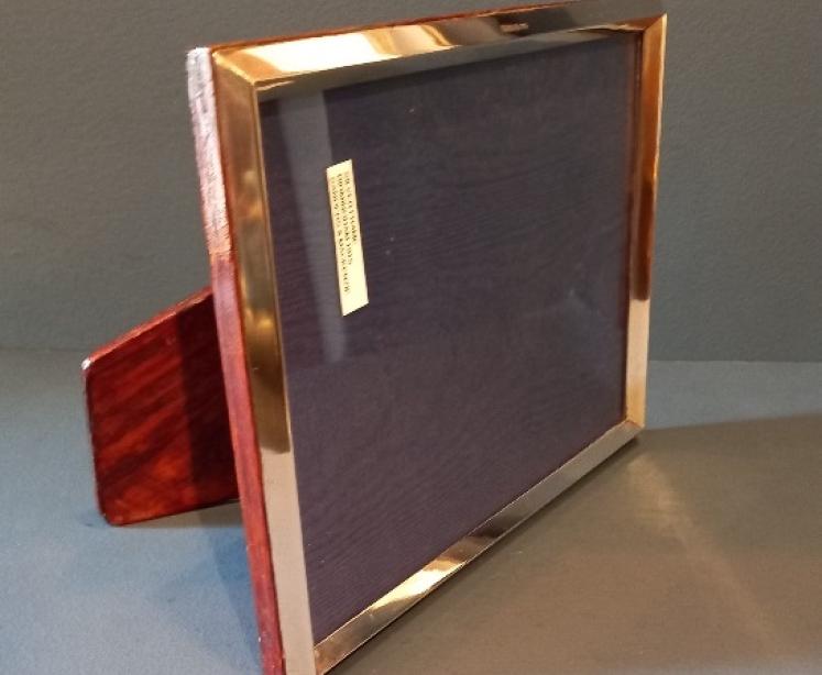 Large George V Silver Angular Photo frame - Image 4