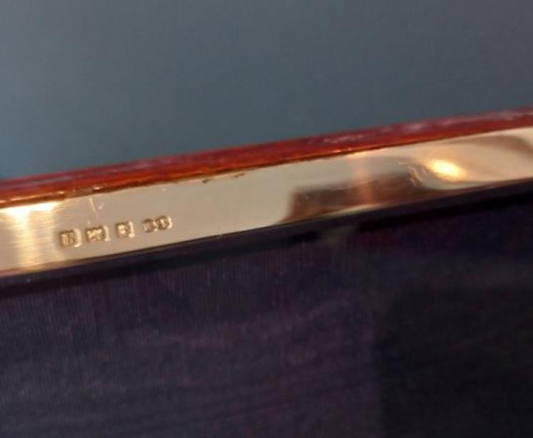 Large George V Silver Angular Photo frame - Image 5