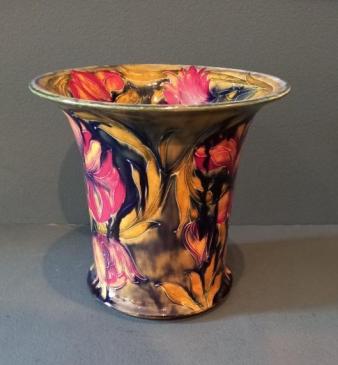 Early Moorcroft Spanish Pattern Wide Flared Top Vase