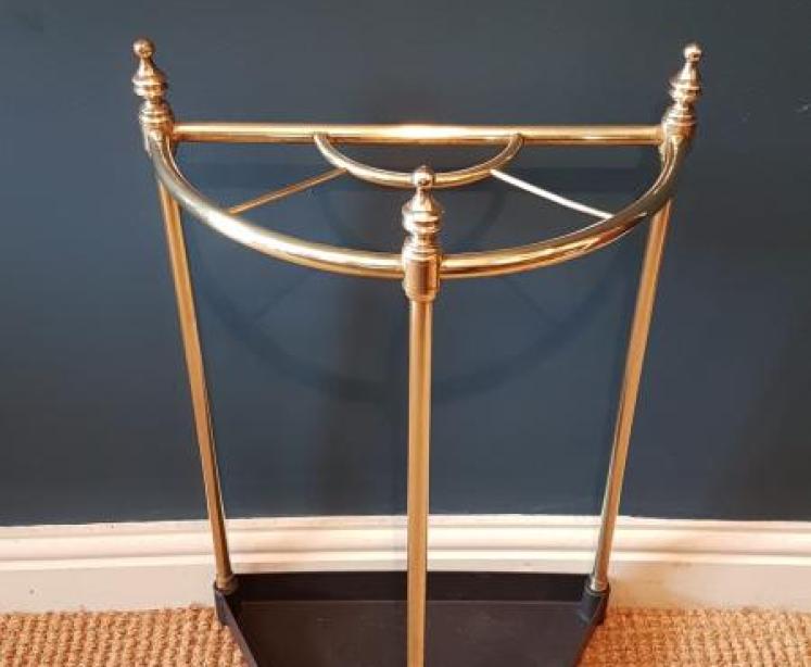Victorian Brass Stick Stand - Image 1